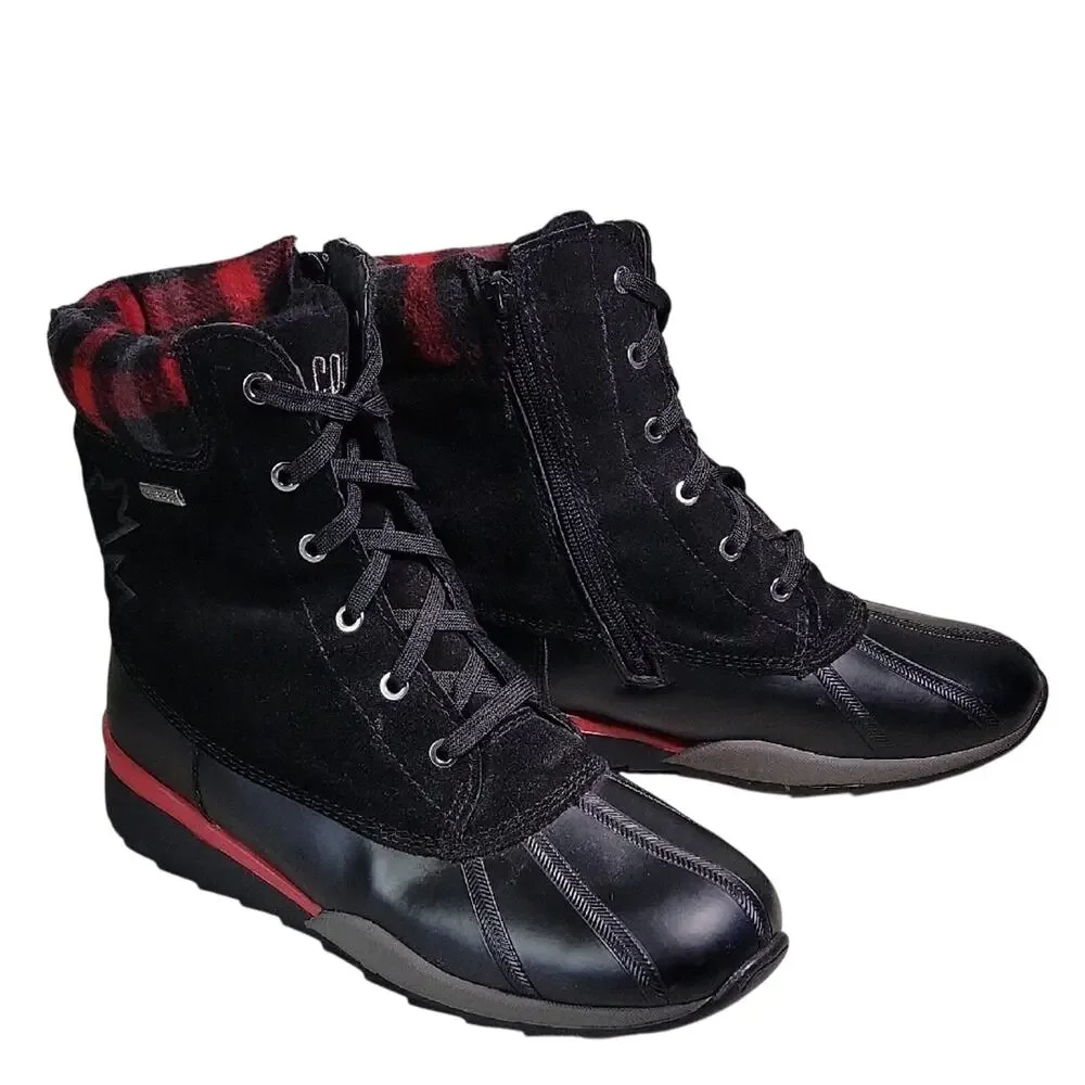 Cougar Suede Waterproof Canada Totem Duck Toe Boots Womens Size 8